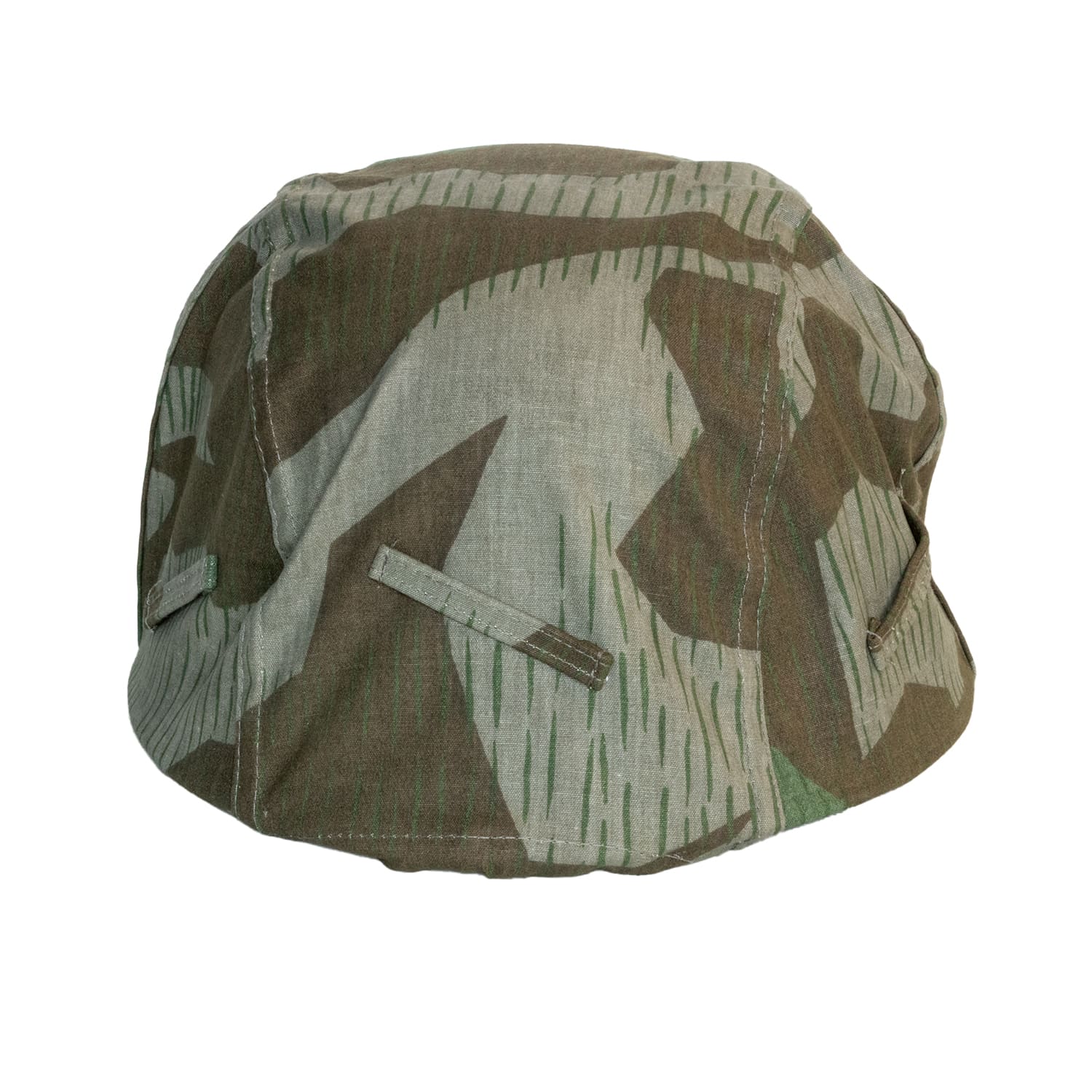Couvre casque allemand camouflage Éclat ou Splinter vue arrière sur un casque