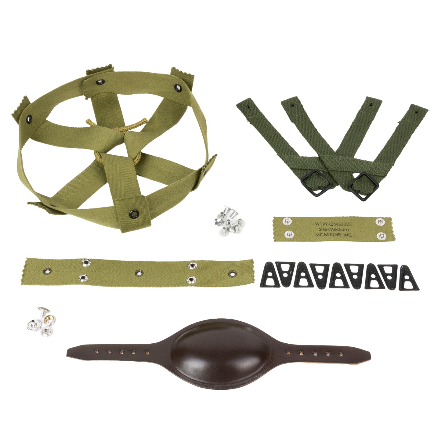 Kit Liner Parachutiste US M1 - Mentonnière Cuir