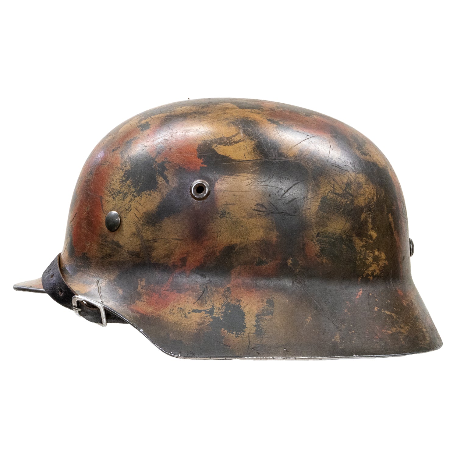 Stahlhelm M40 Trois Tons vue de côté gauche