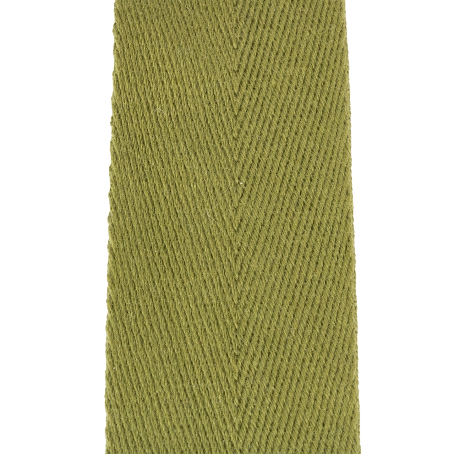 Gros plan sur le tissage de la sangle pour liner US M1 Olive Drab